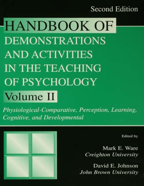 Handbook of Demonstrations and Activities in the Teaching of Psychology