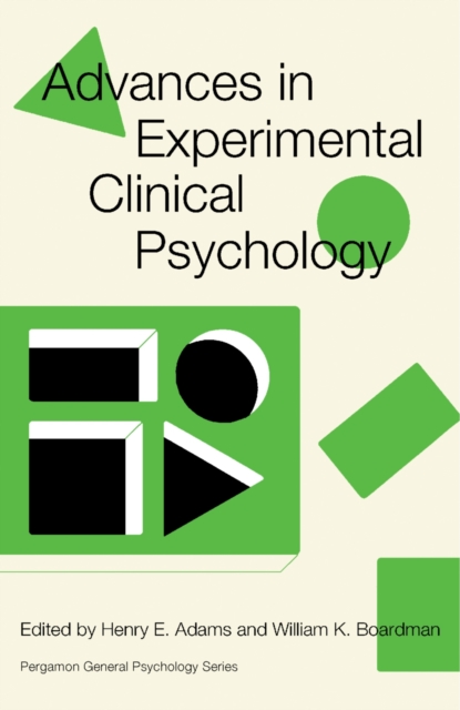 Advances in Experimental Clinical Psychology