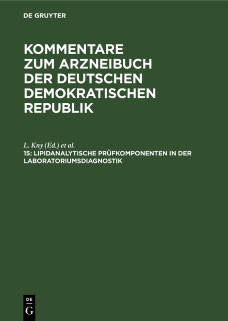 Lipidanalytische Prufkomponenten in der Laboratoriumsdiagnostik