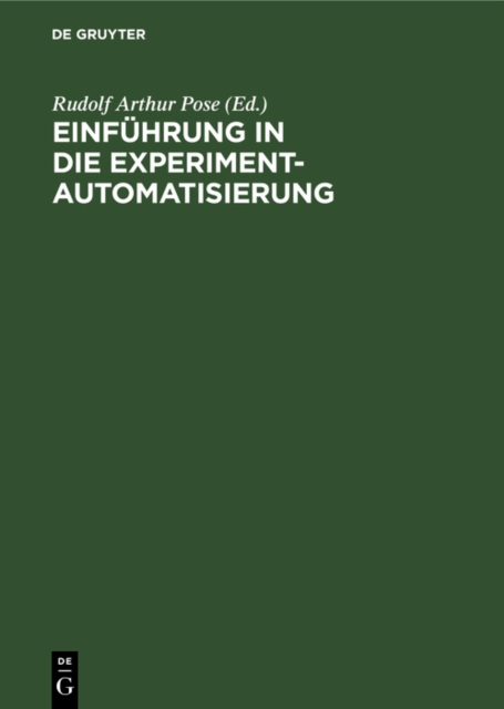 Einfuhrung in die Experimentautomatisierung