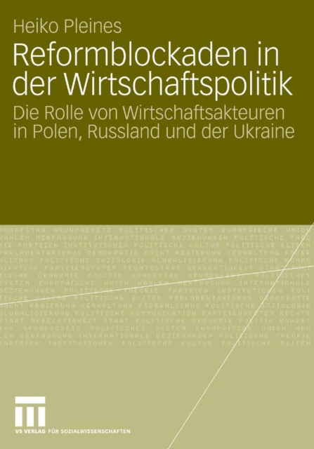 Reformblockaden in der Wirtschaftspolitik