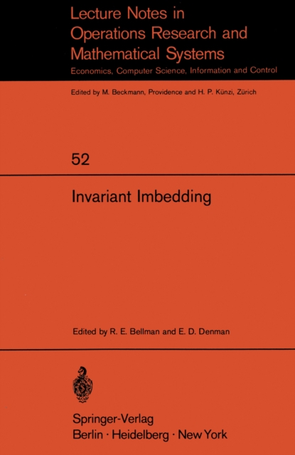Invariant Imbedding