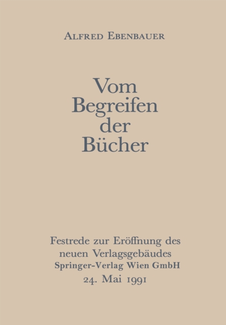 Vom Begreifen der Bücher