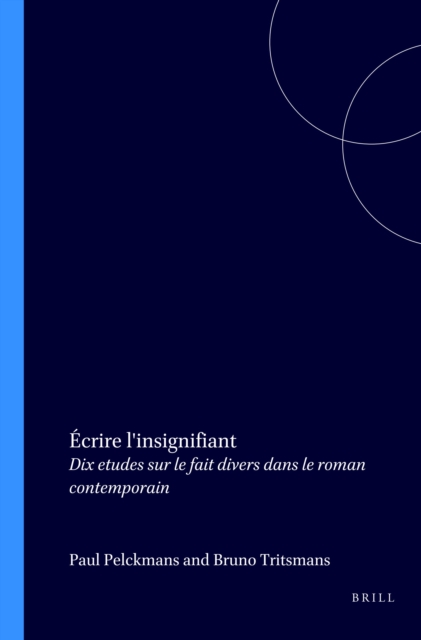 Ecrire l'insignifiant