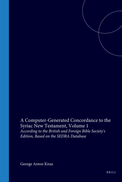 Computer-Generated Concordance to the Syriac New Testament