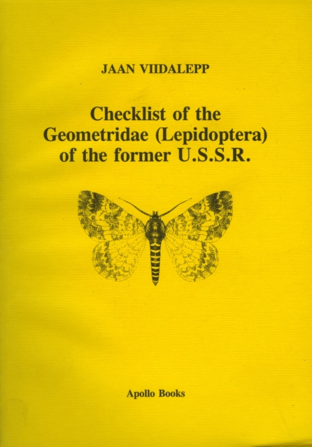Check List of the Geometridae of the former U.S.S.R.