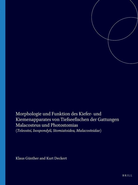 Morphologie und Funktion des Kiefer und Kiemenapparates von Tiefseefischen der gattungen malacosteus und photostomias