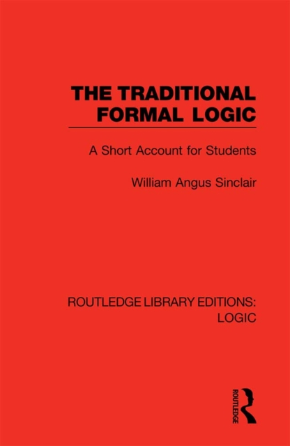 Traditional Formal Logic