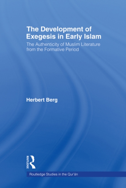 Development of Exegesis in Early Islam