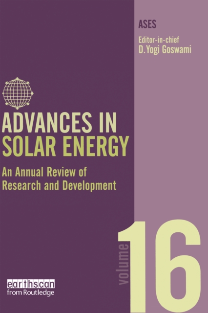 Advances in Solar Energy