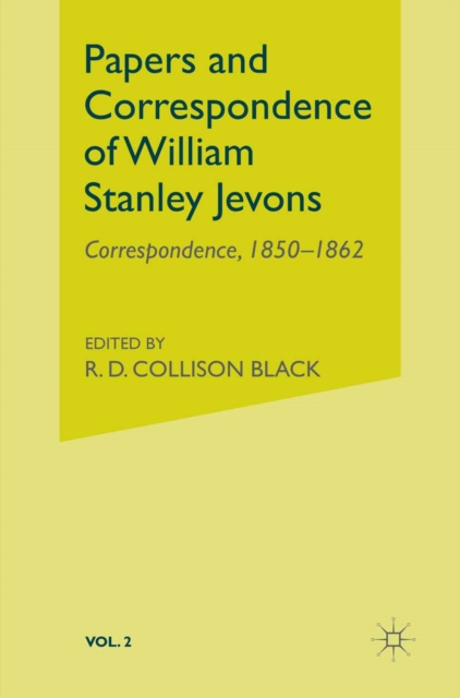 Papers and Correspondence of William Stanley Jevons