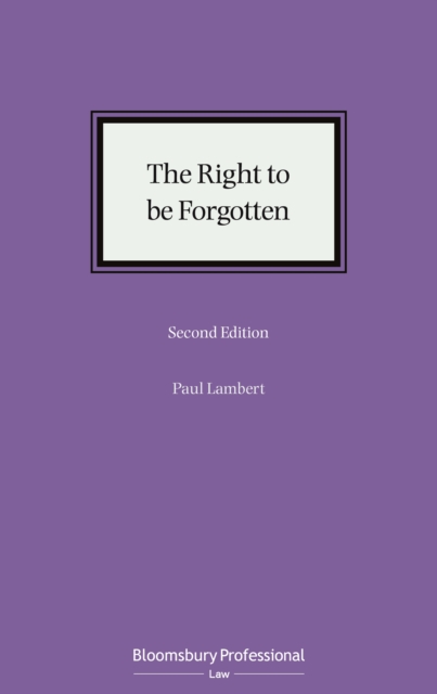 Right to be Forgotten