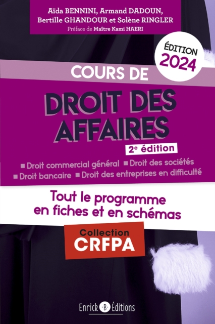 Cours de droit des affaires 2024