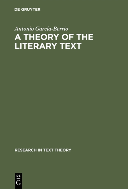 Theory of the Literary Text