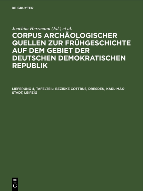 Bezirke Cottbus, Dresden, Karl-Max-Stadt, Leipzig