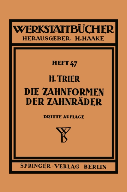 Die Zahnformen der Zahnräder