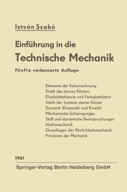 Einführung in die technische Mechanik