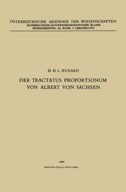 Der Tractatus Proportionum von Albert von Sachsen
