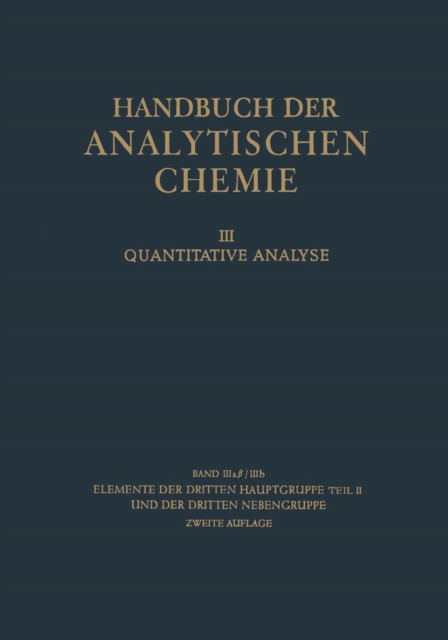 Elemente der dritten Hauptgruppe Teil II und der dritten Nebengruppe