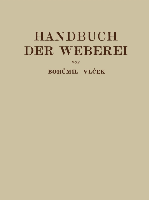 Handbuch der Weberei