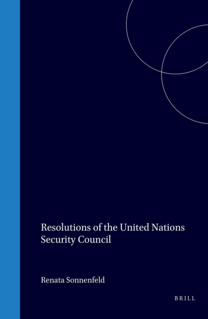 Resolutions of the United Nations Security Council