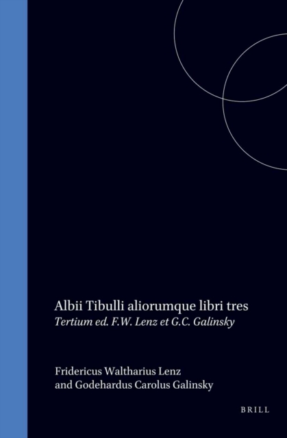 Albii Tibulli Aliorumque Libri Tres