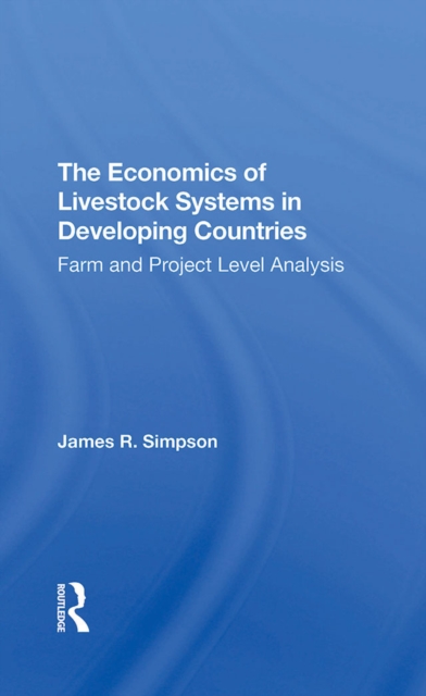Economics Of Livestock Systems In Developing Countries