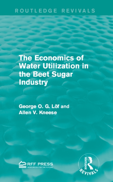Economics of Water Utilization in the Beet Sugar Industry