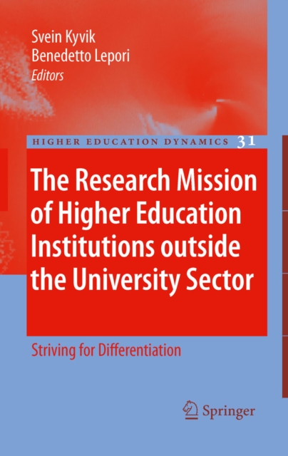 Research Mission of Higher Education Institutions outside the University Sector