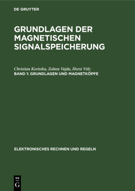 Grundlagen und Magnetkopfe