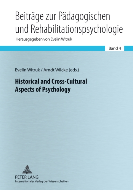 Historical and Cross-Cultural Aspects of Psychology