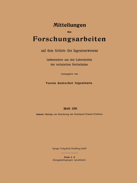 Mitteilungen über Forschungsarbeiten auf dem Gebiete des Ingenieurwesens