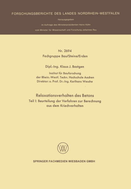 Relaxationsverhalten des Betons