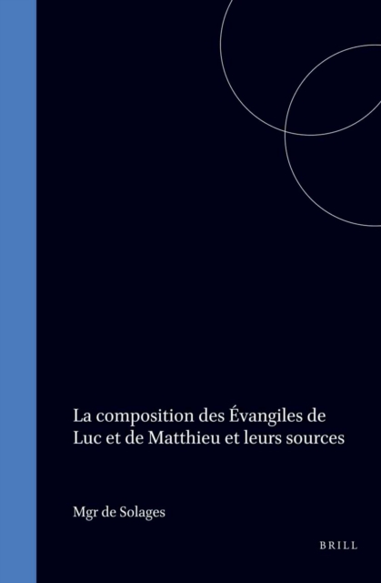 composition des Evangiles