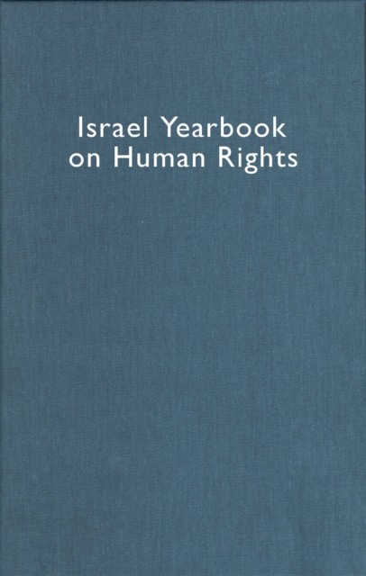 Israel Yearbook on Human Rights, Volume 35 (2005)
