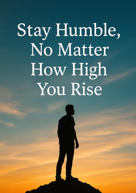 Stay Humble, No Matter How High You Rise