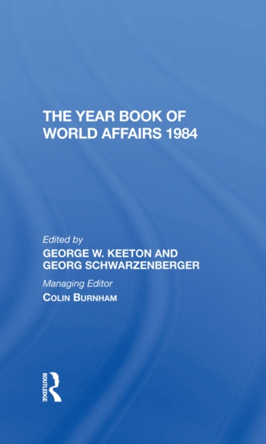Year Book Of World Affairs 1984