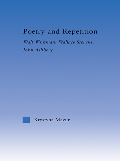 Poetry and Repetition