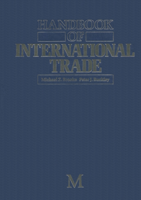 Handbook of International Trade