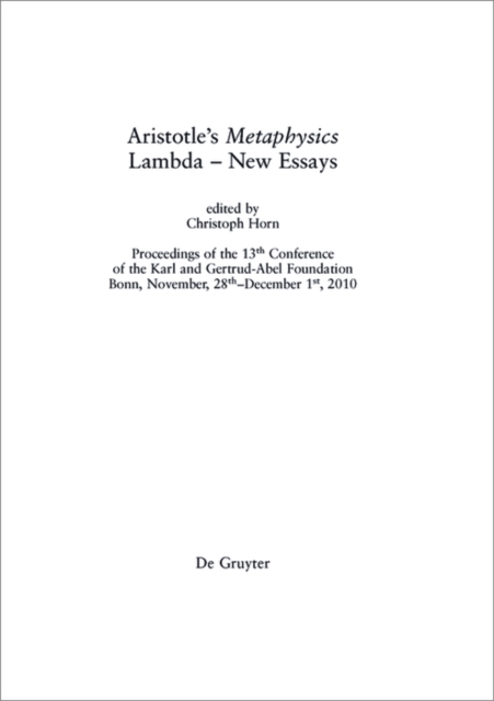 Aristotle's "e;Metaphysics"e; Lambda - New Essays