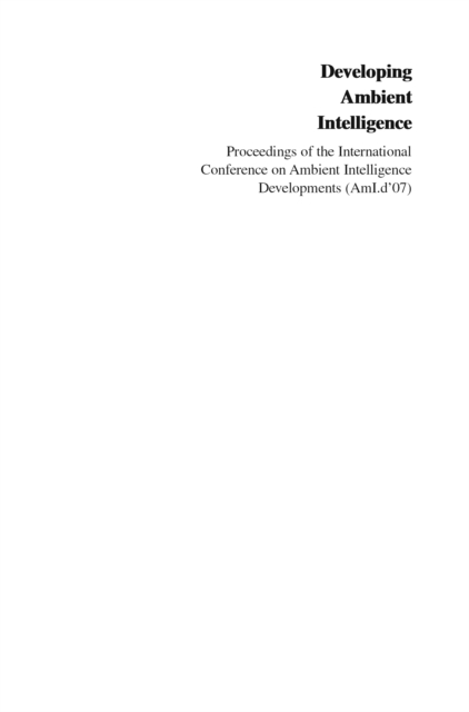 Developing Ambient Intelligence