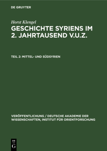 Mittel- und Sudsyrien