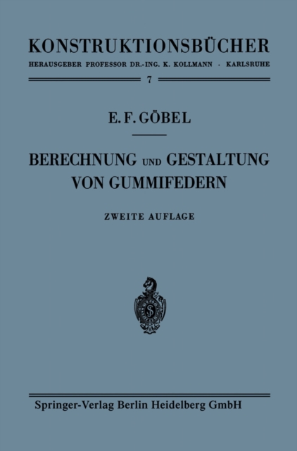 Berechnung und Gestaltung von Gummifedern