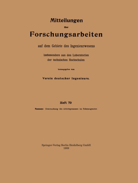 Untersuchung des Arbeitsprozesses im Fahrzeugmotor