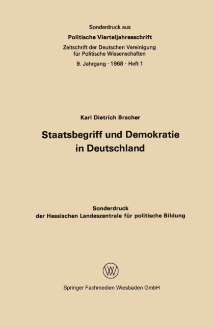 Staatsbegriff und Demokratie in Deutschland