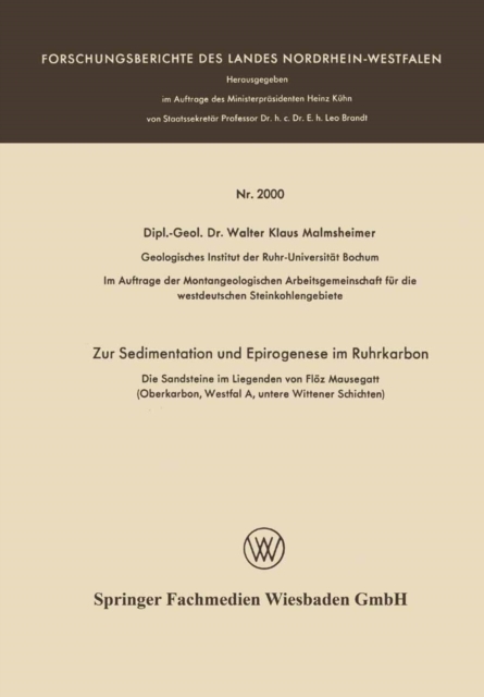 Zur Sedimentation und Epirogenese im Ruhrkarbon