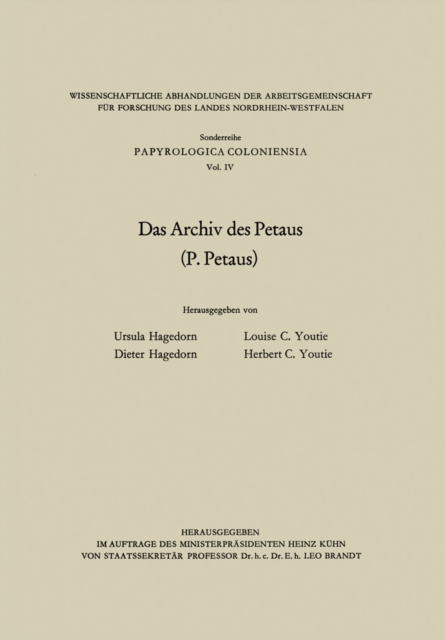 Das Archiv des Petaus