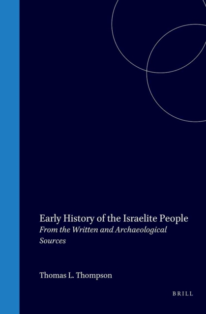 Early History of the Israelite People