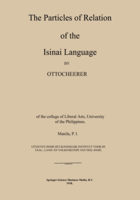Particles of Relation of the Isinai Language