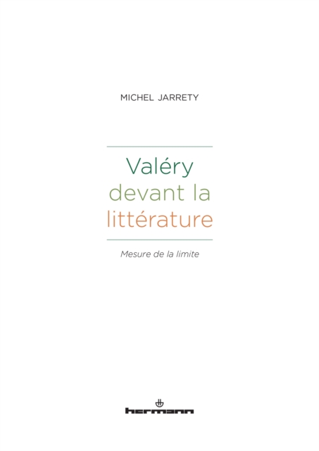 Valéry devant la littérature